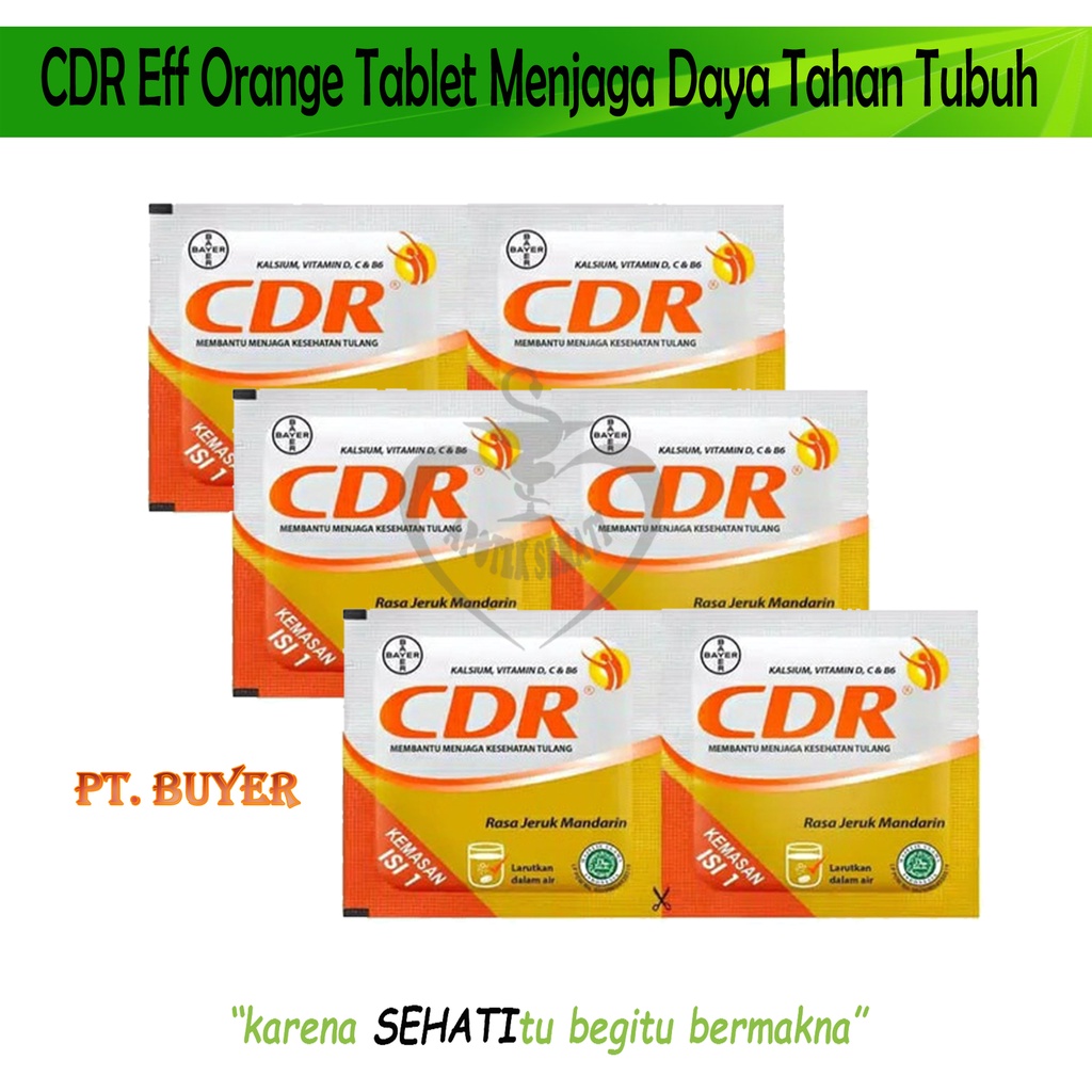 CDR EFFERVESCENT VITAMIN'10s TULANG