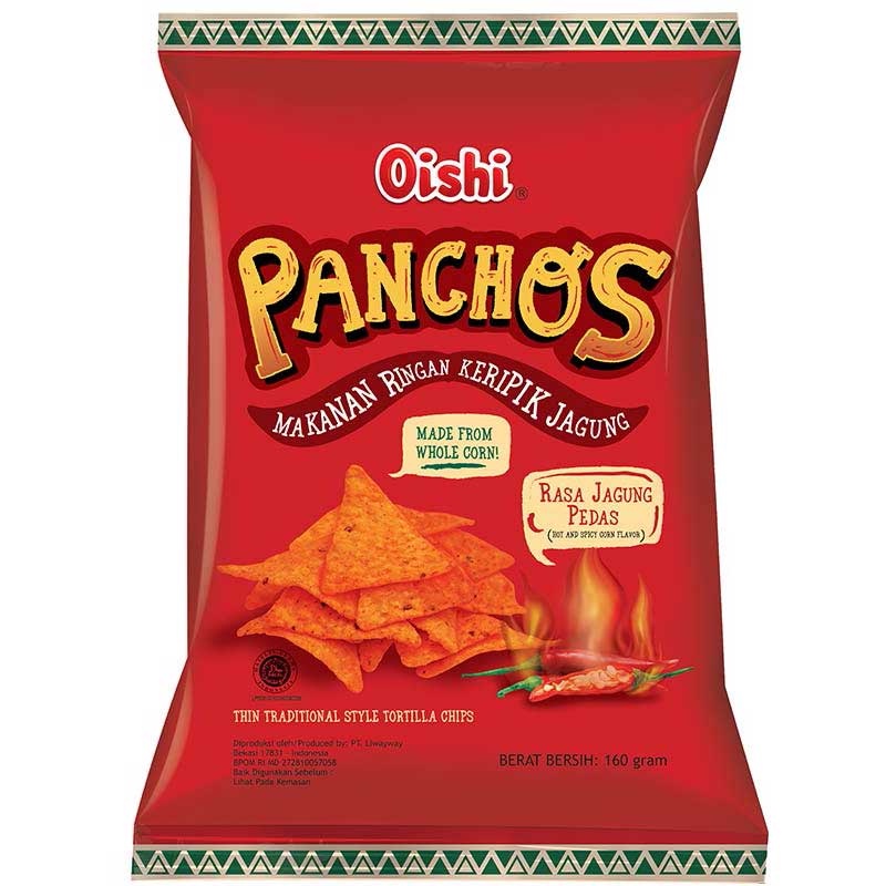 

Oishi Panchos Jagung Pedas 160 g