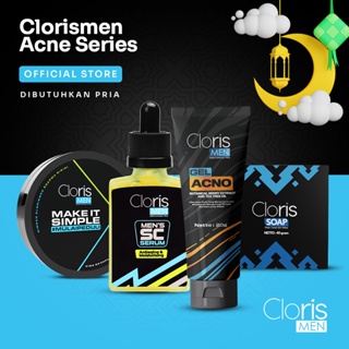 Image of Clorismen Acne Series - Paket Produk Clorismen Untuk Pemutih Wajah & Memudarkan Bekas Jerawat Yang Bopeng