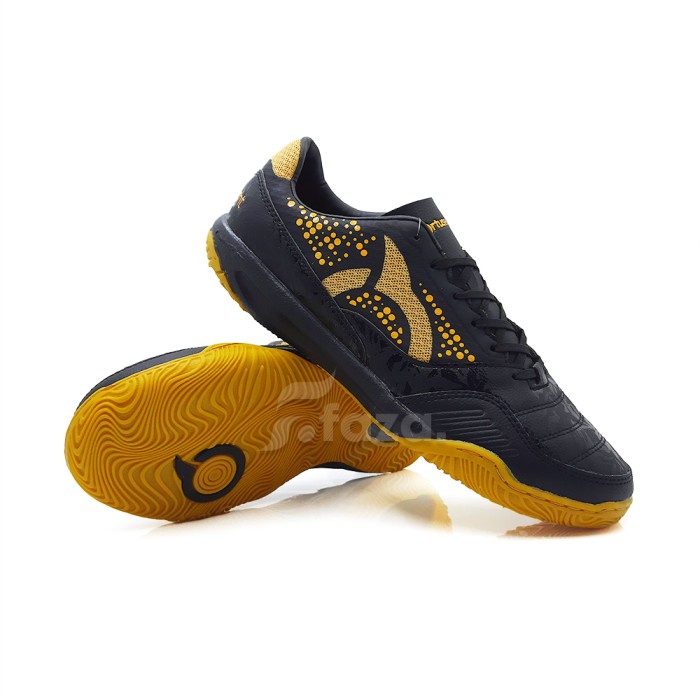 {MentariStore} Sepatu Futsal Ortuseight Jogosala Crusher Black Gold - 100 Original - 39 Murah