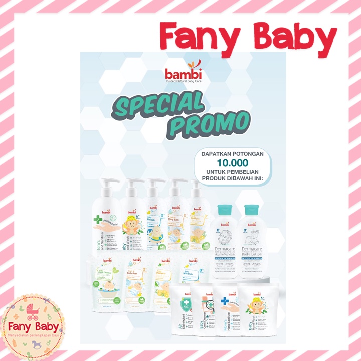 BAMBI BABY MILK BATH PUMP 500ML