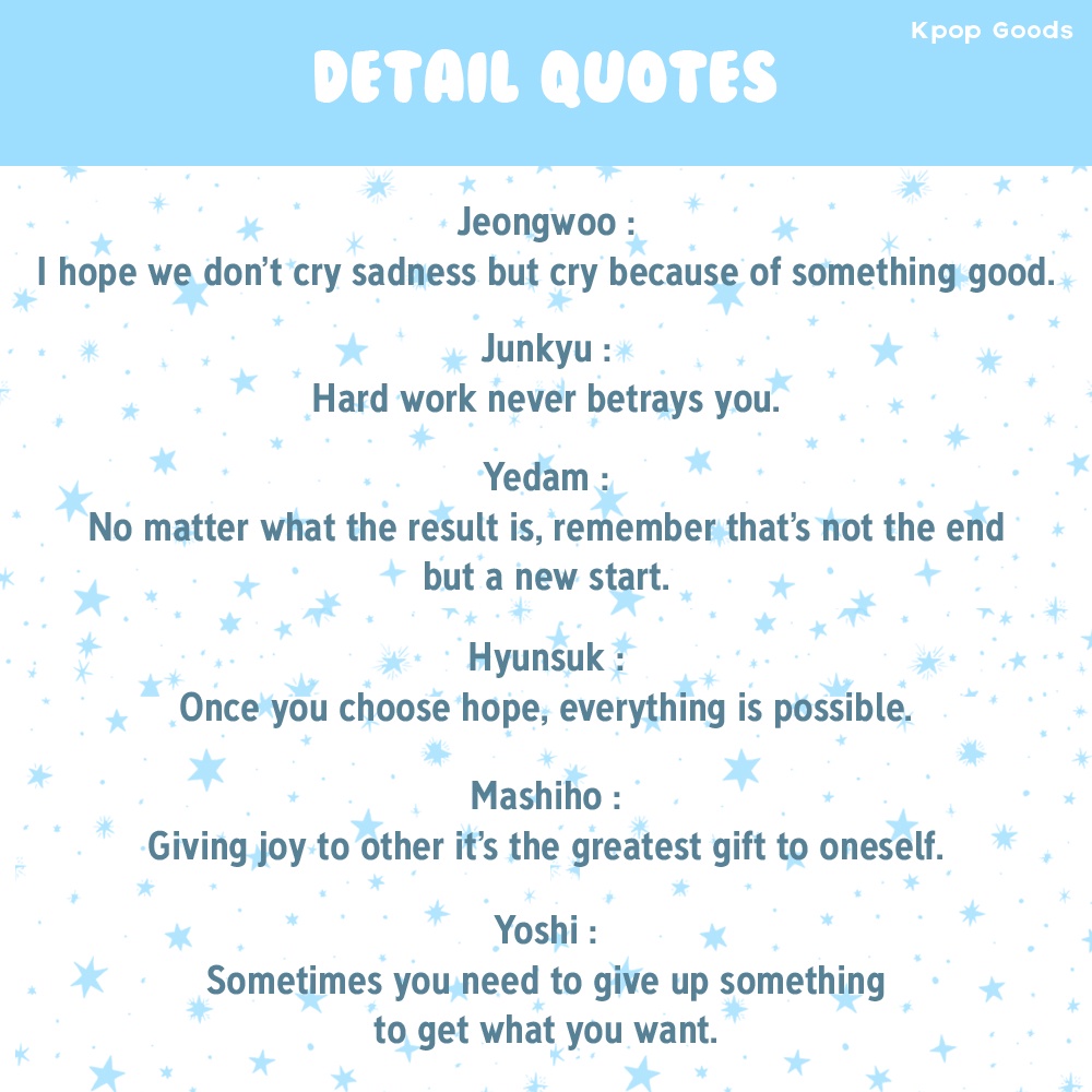 PRE ORDER!! Tumbler TREASURE TRUZ Quotes Member