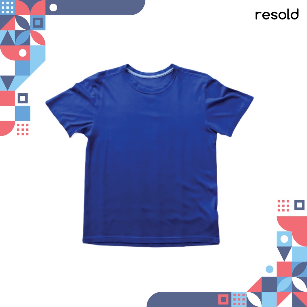 Kaos Pria Lengan Pendek Nike Biru Bekas Second