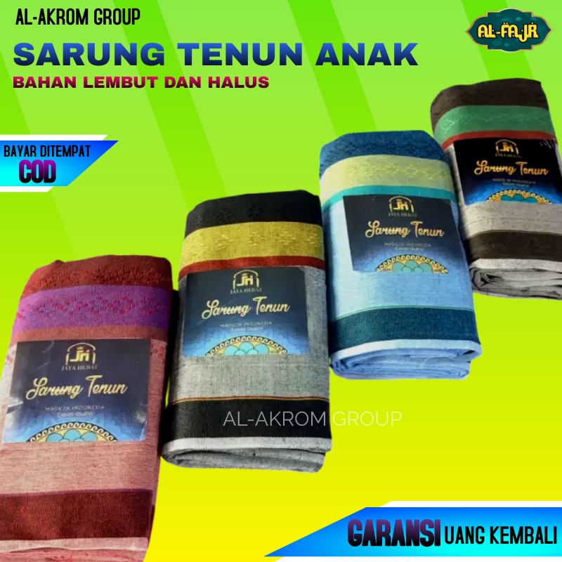 Sarung Tenun Murah Motif Dobby untuk Anak dan Dewasa