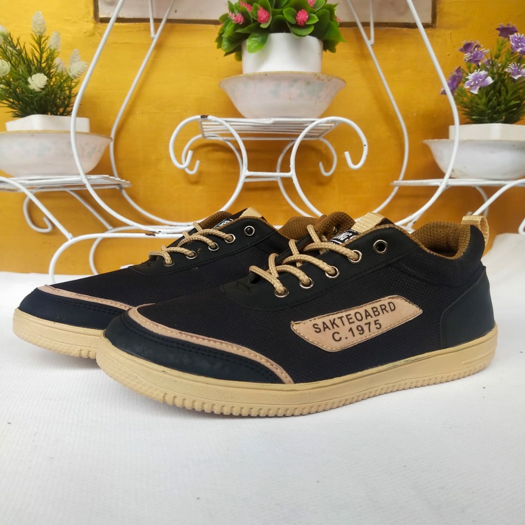 SEPATU COWOK CEWEK CASUAL SNEAKER ALAXCE SKATEBOARD C1975