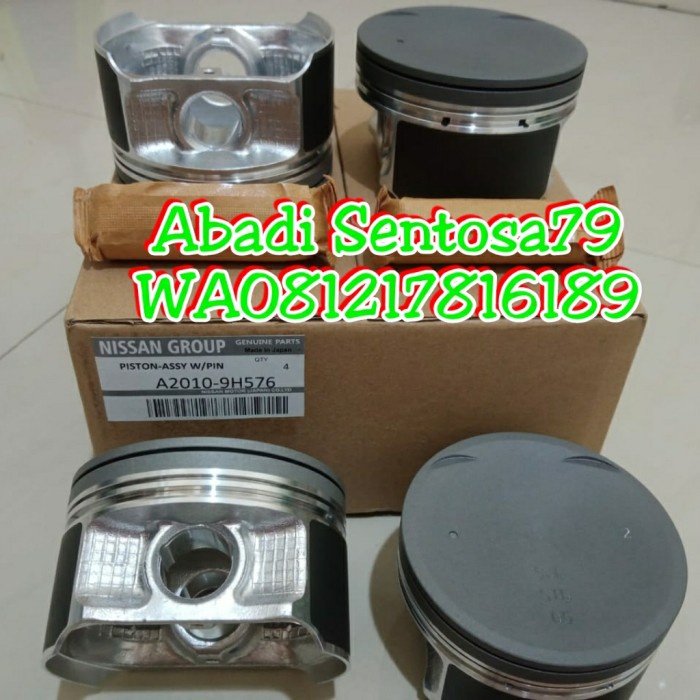 Piston Seher Assy Set STD 0.50 Nissan Xtrail T30 Serena C24 IN Japan