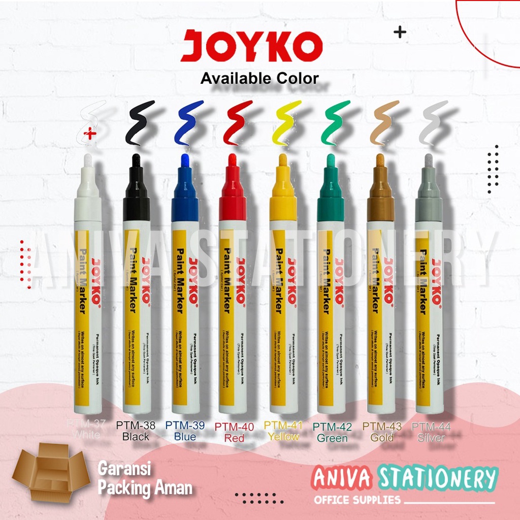 Joyko Paint Marker Spidol Cat Permanen PTM 37-44