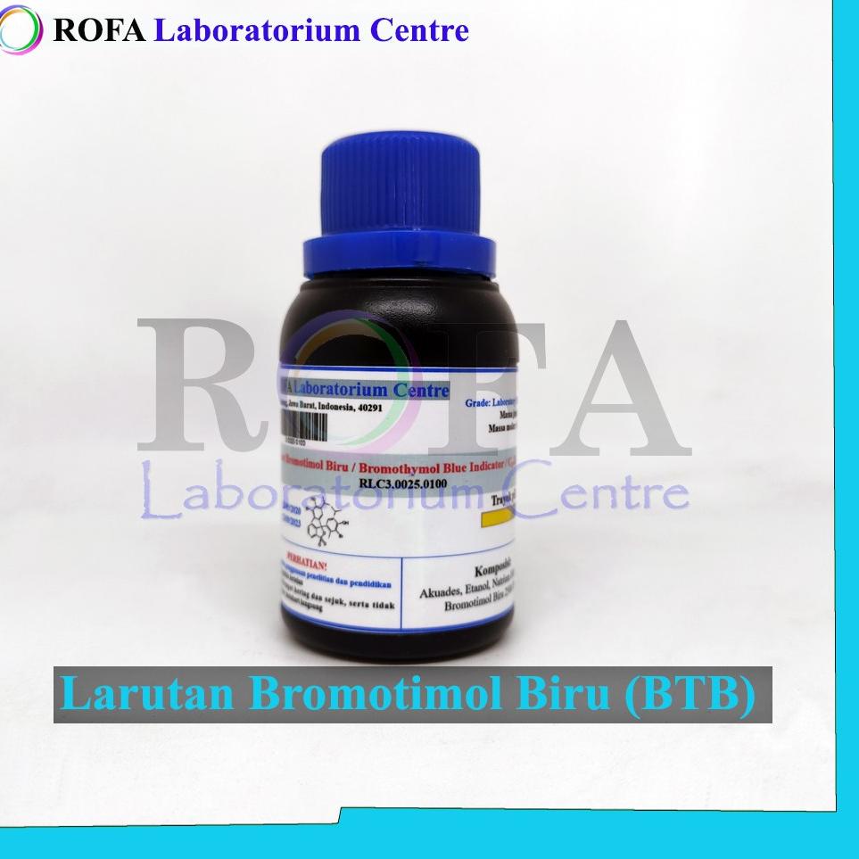 ℗ Larutan Bromotimol Biru / BTB / Bromothymol Blue Solution 100 mL ◘