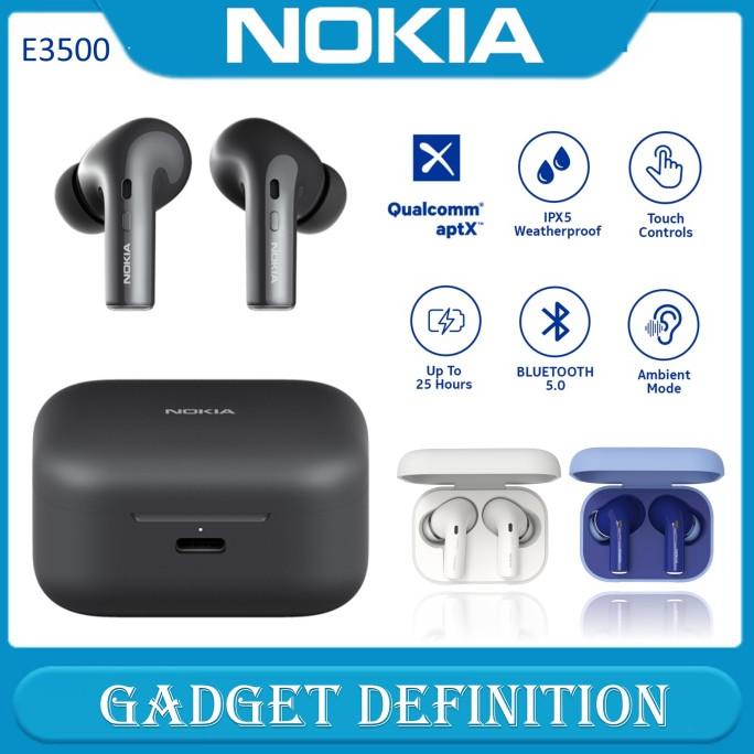 Nokia True Wireless TWS Earphone E3500 / Headset Bluetooth / Earphone