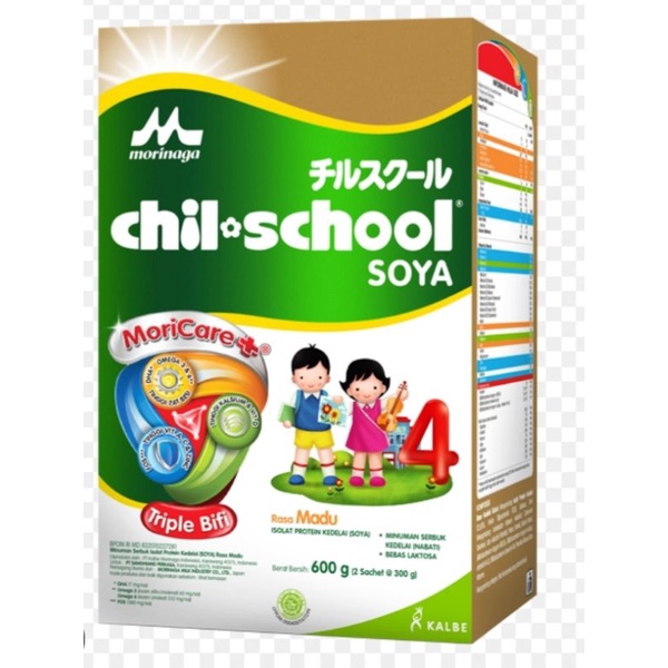 MORINAGA CHIL SCHOOL SOYA 600gr Chil school soya kemasan terbaru