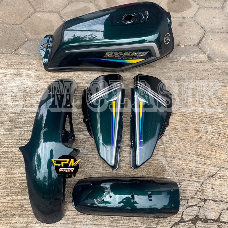 Fullset Tangki Rx King Hijau Botol