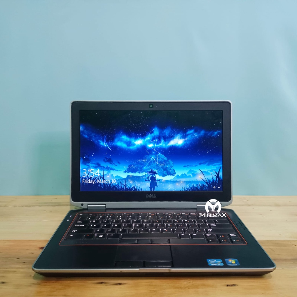 MINIMAX Laptop 2 jutaan dell i5 ram 4gb SSD 128GB HDD 500 backlight siap pakai