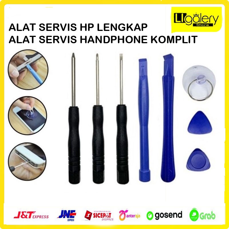 ALAT SERVIS HP LENGKAP / ALAT SERVIS HANDPHONE KOMPLIT / OBENG SERVIS HP / PEMBUKA CASING BELAKANG H