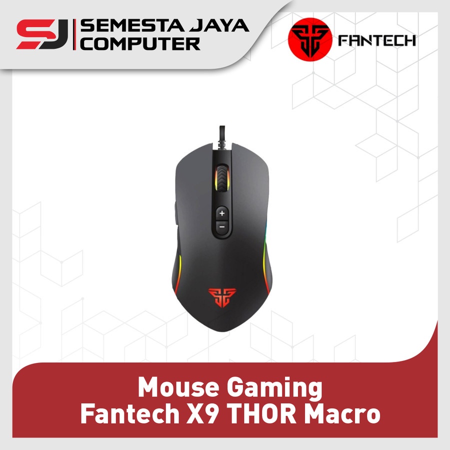 Mouse Gaming Fantech X9 THOR Macro
