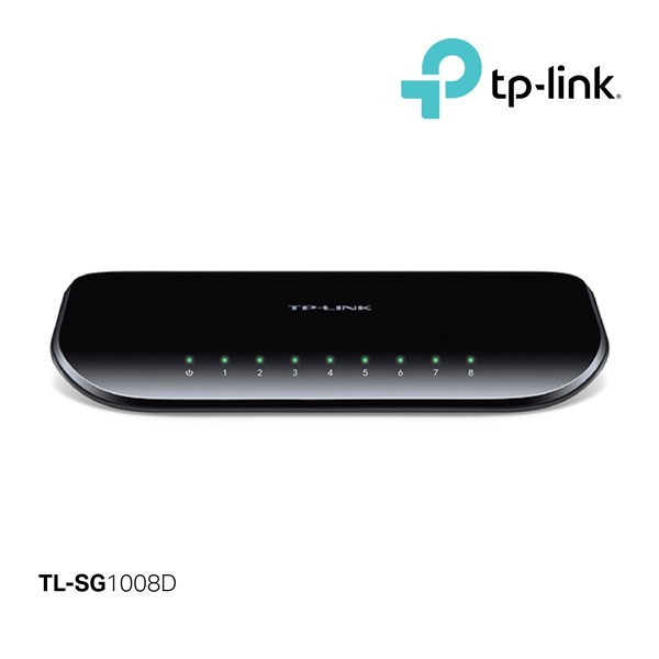 TP-LINK TL-SG1008D TPLink 8 Port 10/100/1000 Gigabit / Switch Hub