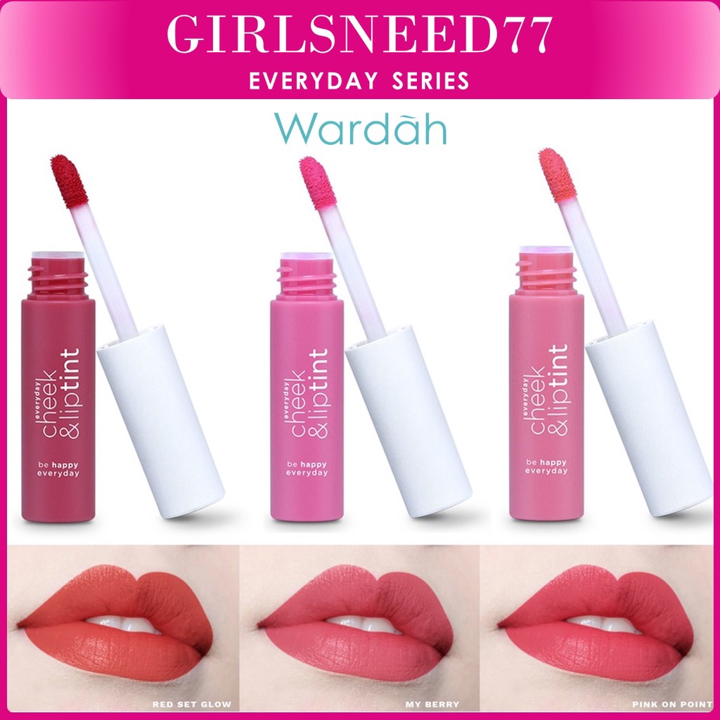 Wardah Everyday Cheek and Lip Tint - Warna Intense dan Hasil Natural Ala Korea - COD Girlsneed77