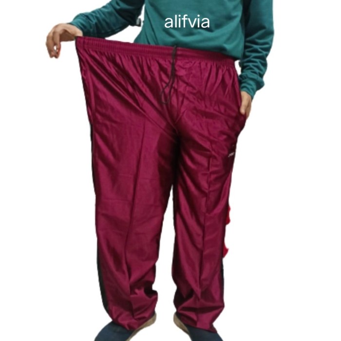Celana Panjang Training Bahan Paragon SUPER BIG SIZE JUMBO (W8Y8) Track Pants COD Import High Qualit