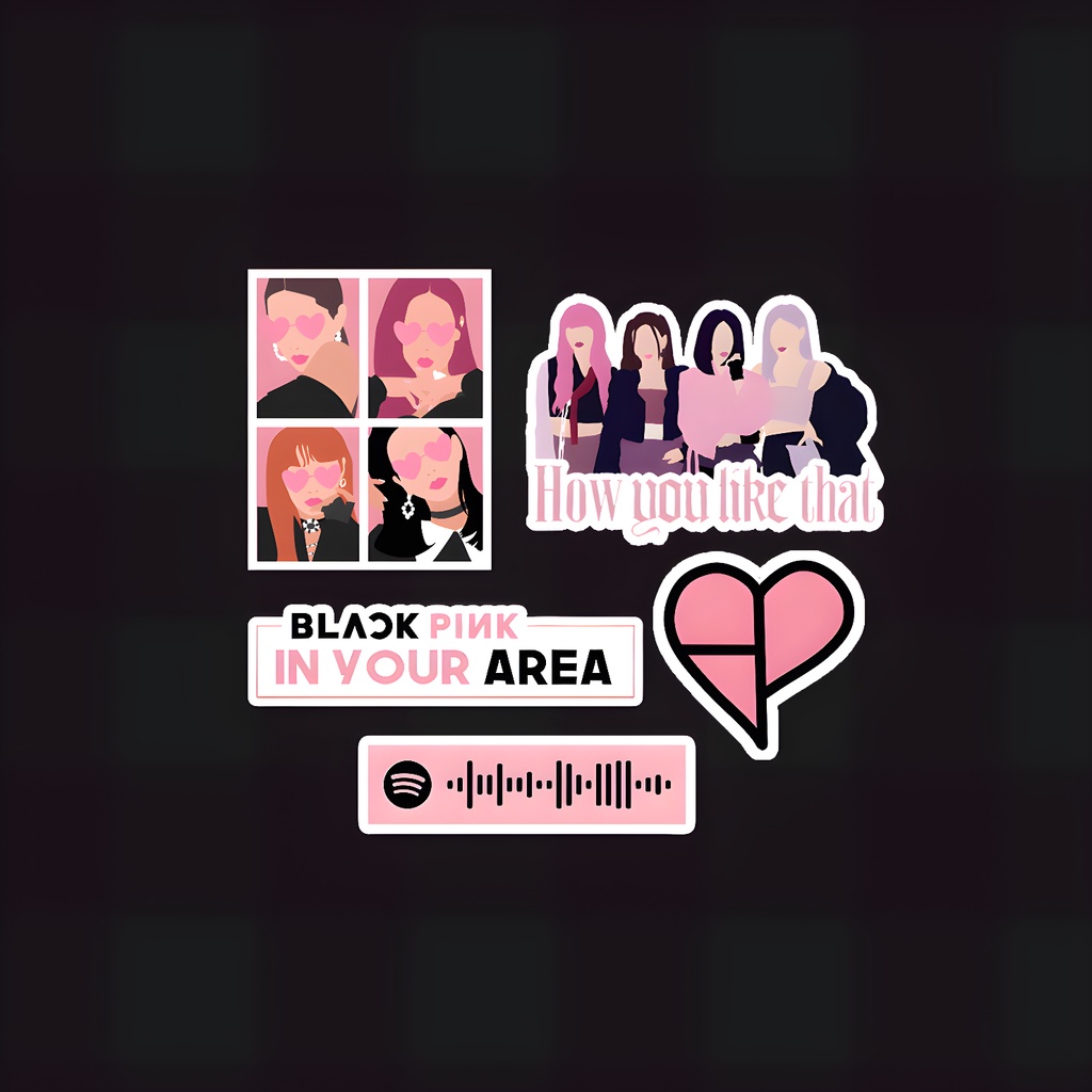 

Sticker Pack Blackpink KPOP