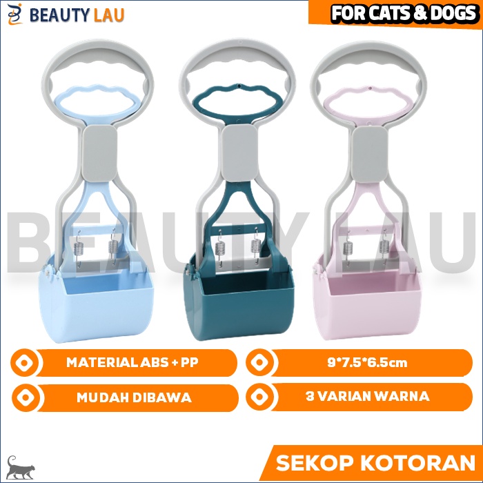 SEKOP SKOP KUCING ANJING DOG CAT LITTER SCOOP PENJEPIT KOTORAN PUP KUCING ANJING POOP SCOOPER