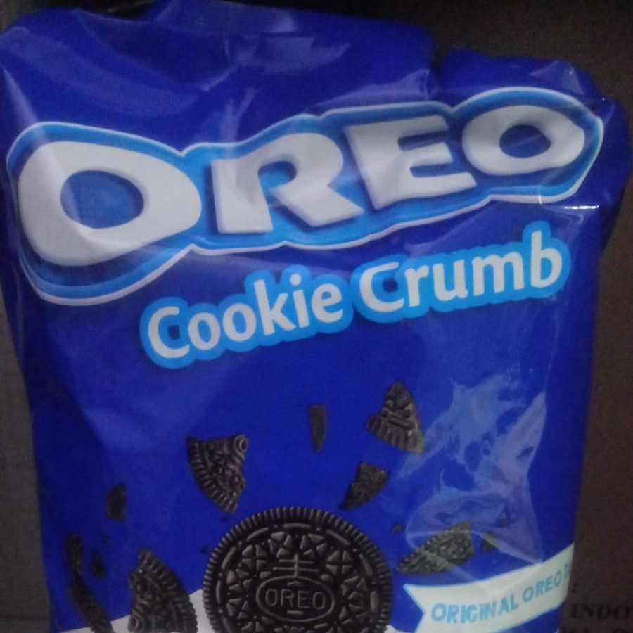 

oreo cookie crumb bubuk kasar topping minuman original halal enak murah