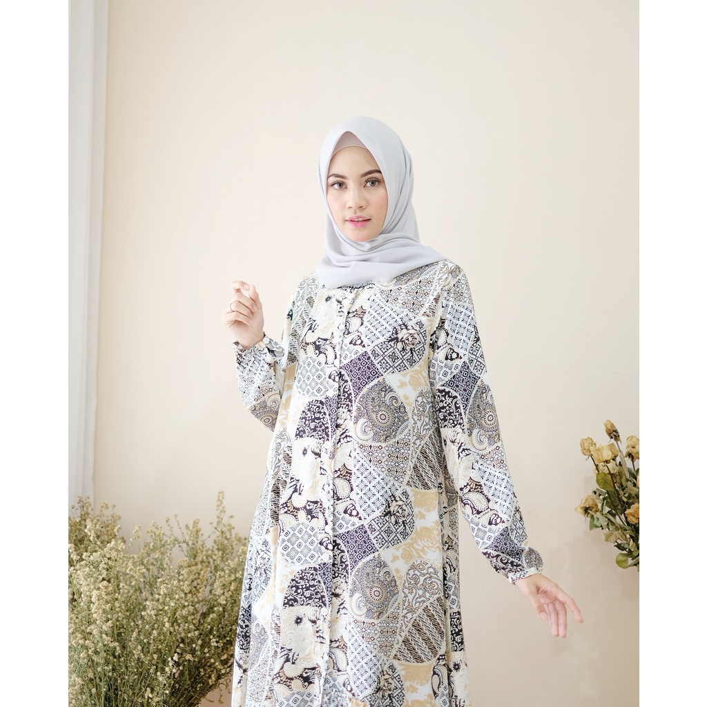 NIRINA YELLOW L Gamis Baneska