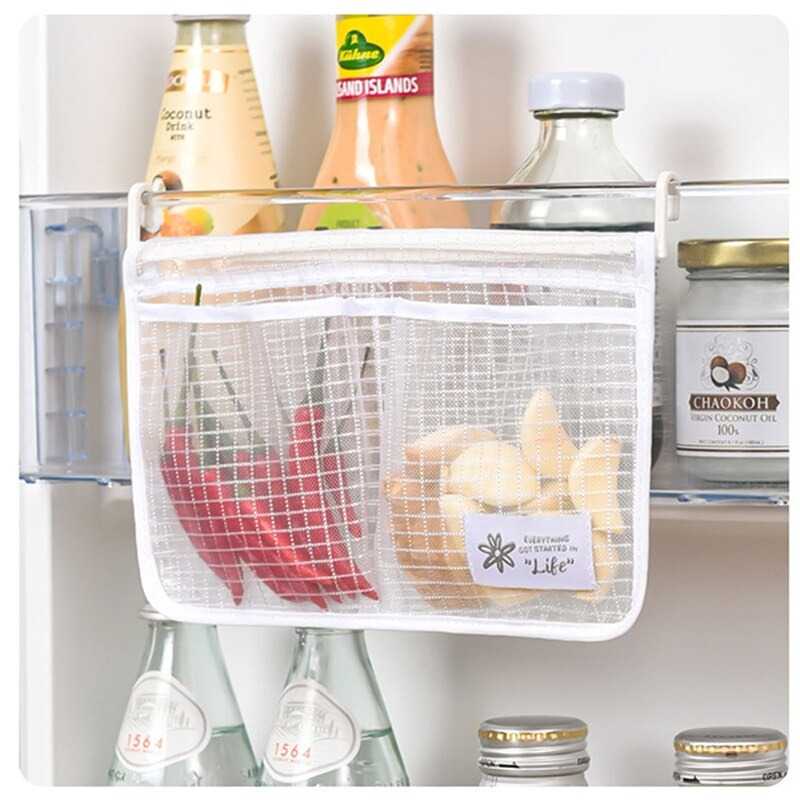 (BISA COD) FTIHSHP Life Rak Gantung Kulkas Lemari Multifungsi Pouch Organizer Storage - LF22