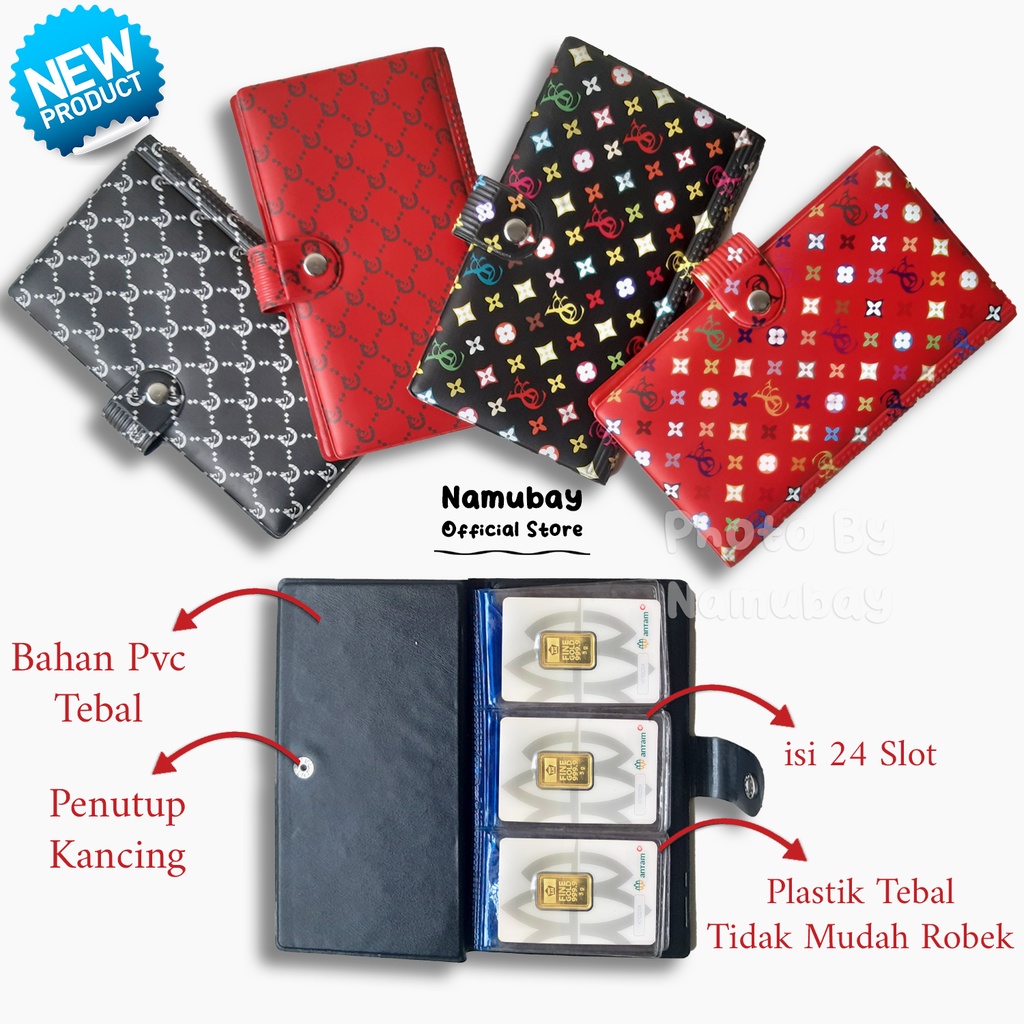 DOMPET ALBUM LOGAM MULIA / DOMPET KHUSUS ANTAM / DOMPET MINIGOLD / DOMPET EMAS BATANGAN