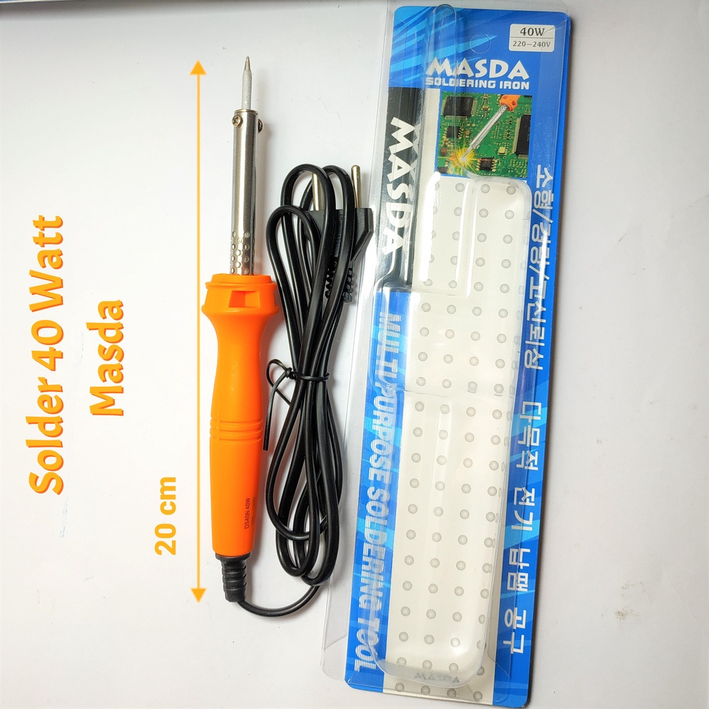 Solder Masda 40 Watt | MASDA Korea Soldering Iron 40 WATT | Soldering Iron 40 Watt Masda