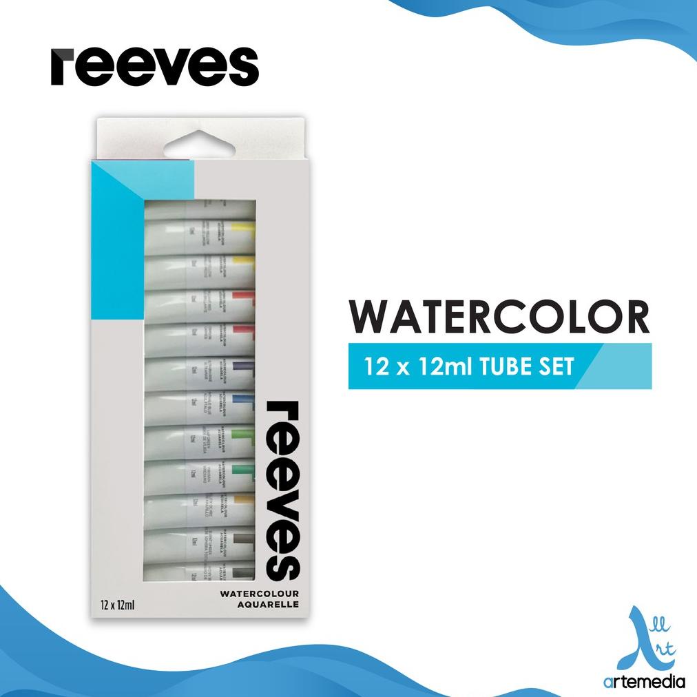 

Cat Air Reeves Watercolor Tube 12x12ml Color Paint Set