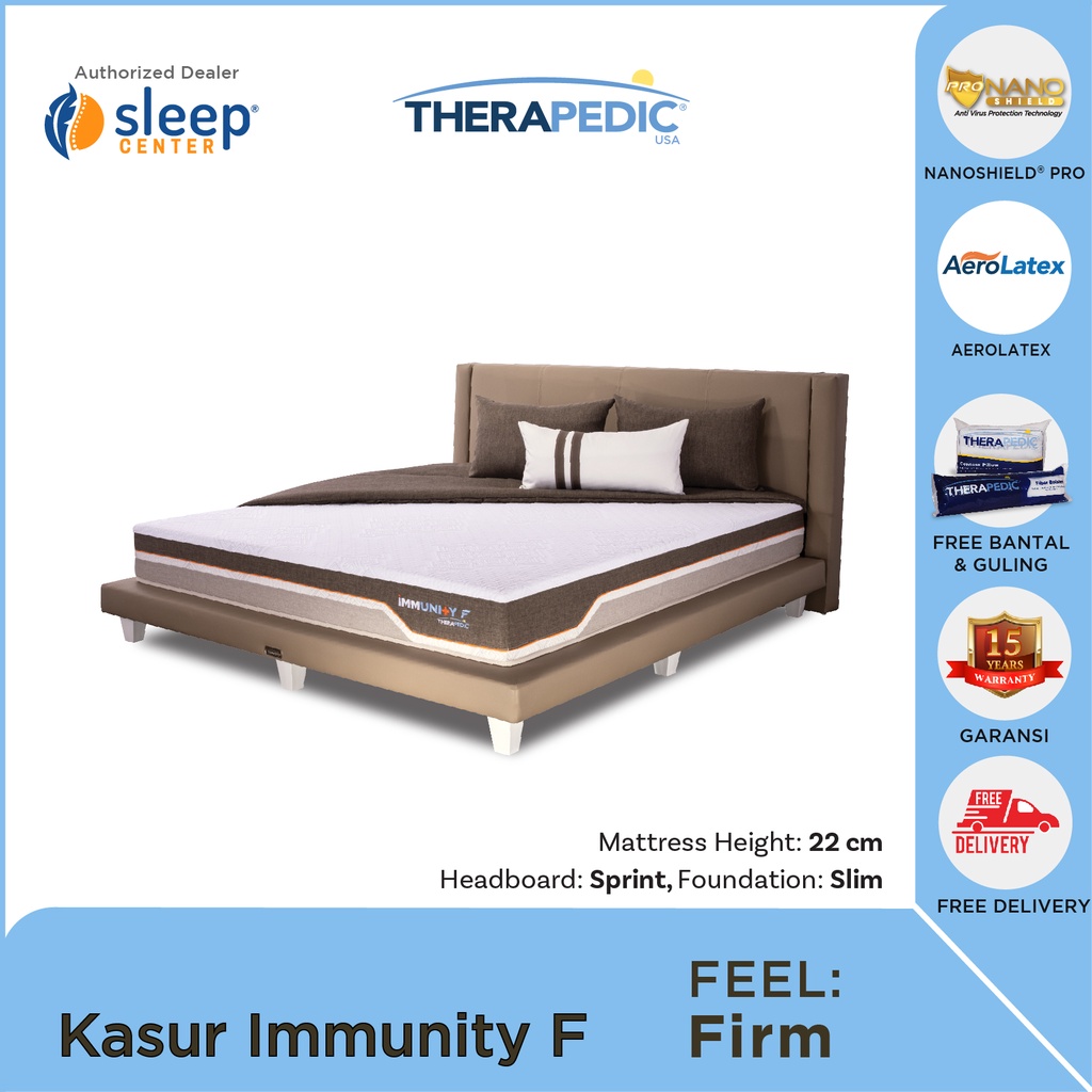 SC THERAPEDIC Kasur Springbed Immunity F (Fullset)