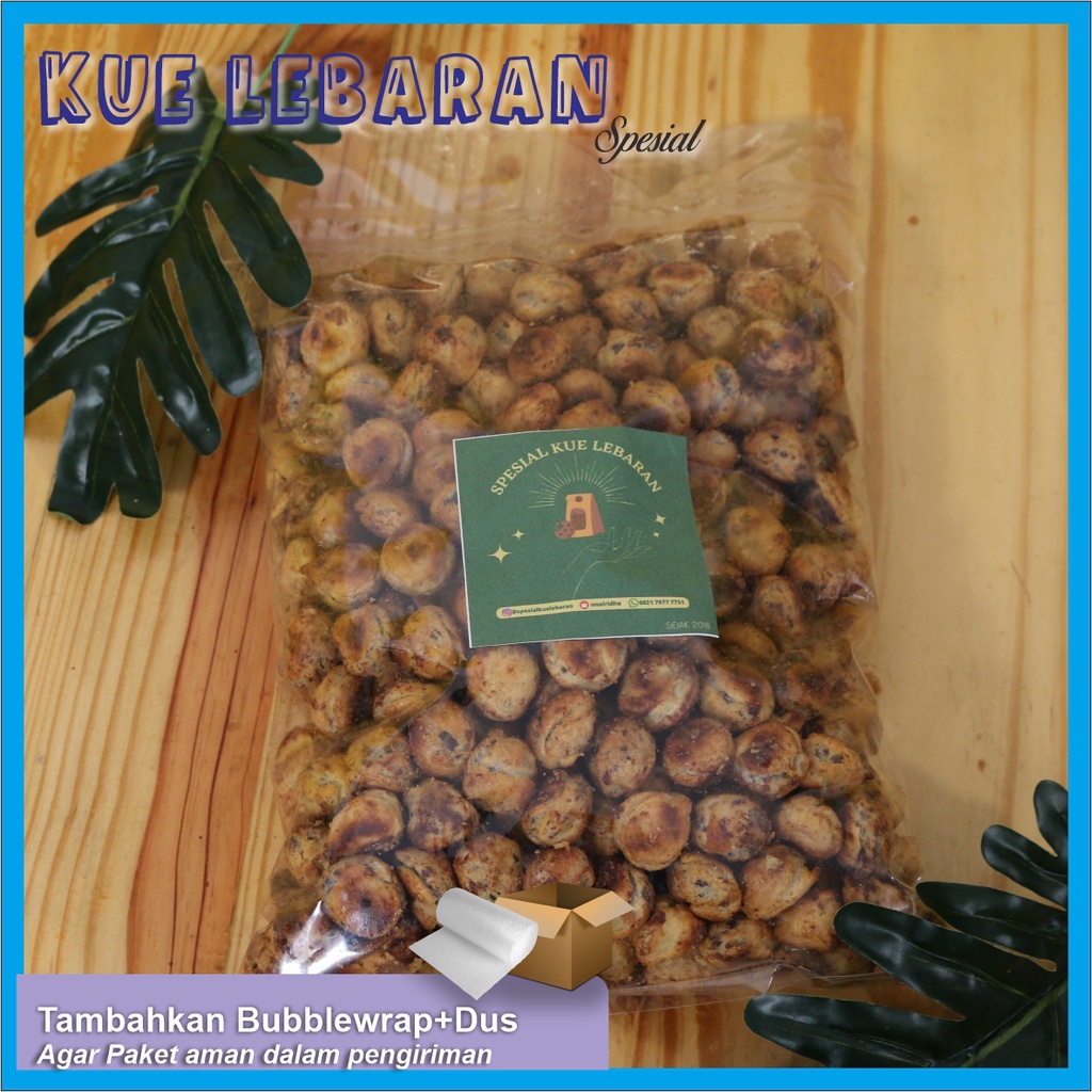 

Soes cokelat lumer kemasan 1kg enak dan renyah - Spesial Kue Lebaran