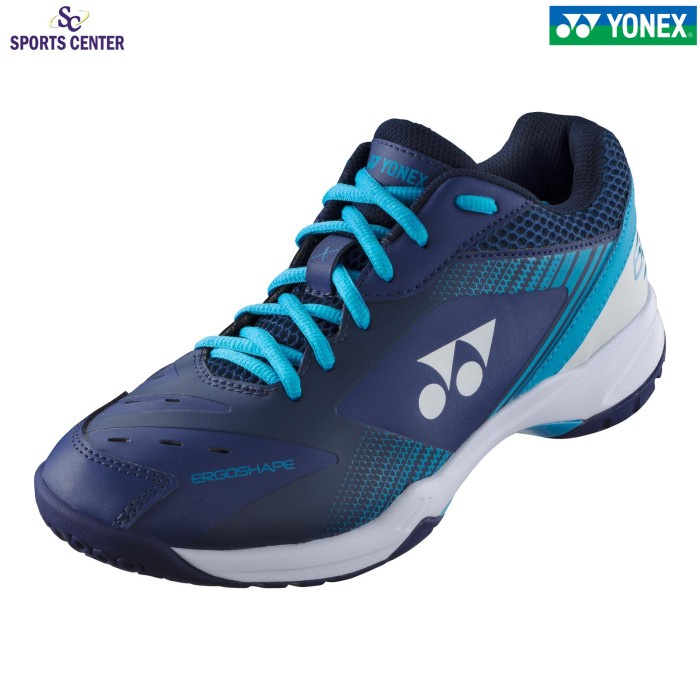 {MentariStore} New Sepatu Badminton Yonex SHB 65 / SHB65 X3 Navy Blue Diskon