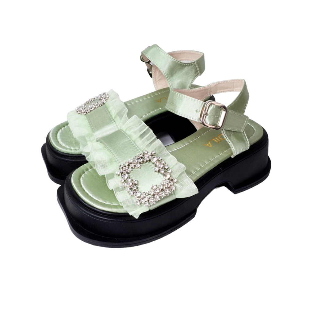 Nadilastuff Queenza Platform Sandal Hak Tahu Wanita Premium Ringan