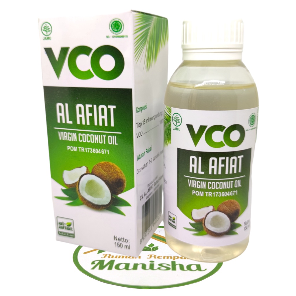 VCO - Virgin Coconut Oil - Minyak Kelapa - Al Afiat 150ml Original