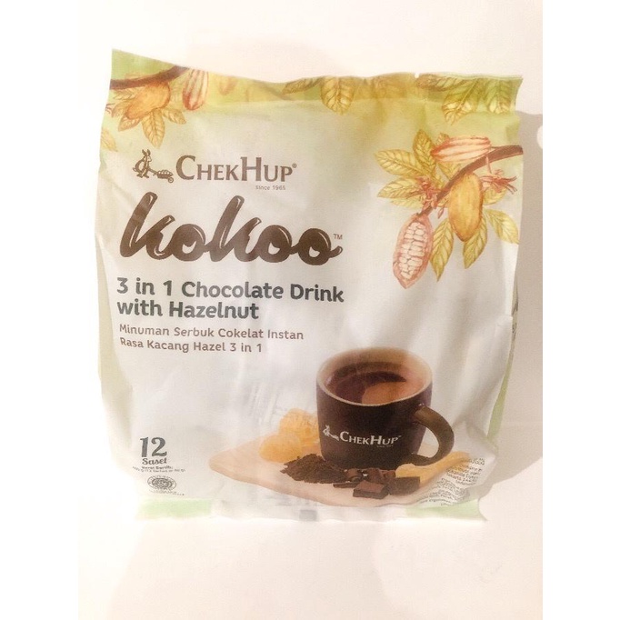 

ChekHup Kokoo 3 in 1 Chocolate Drink 480g Hazelnut