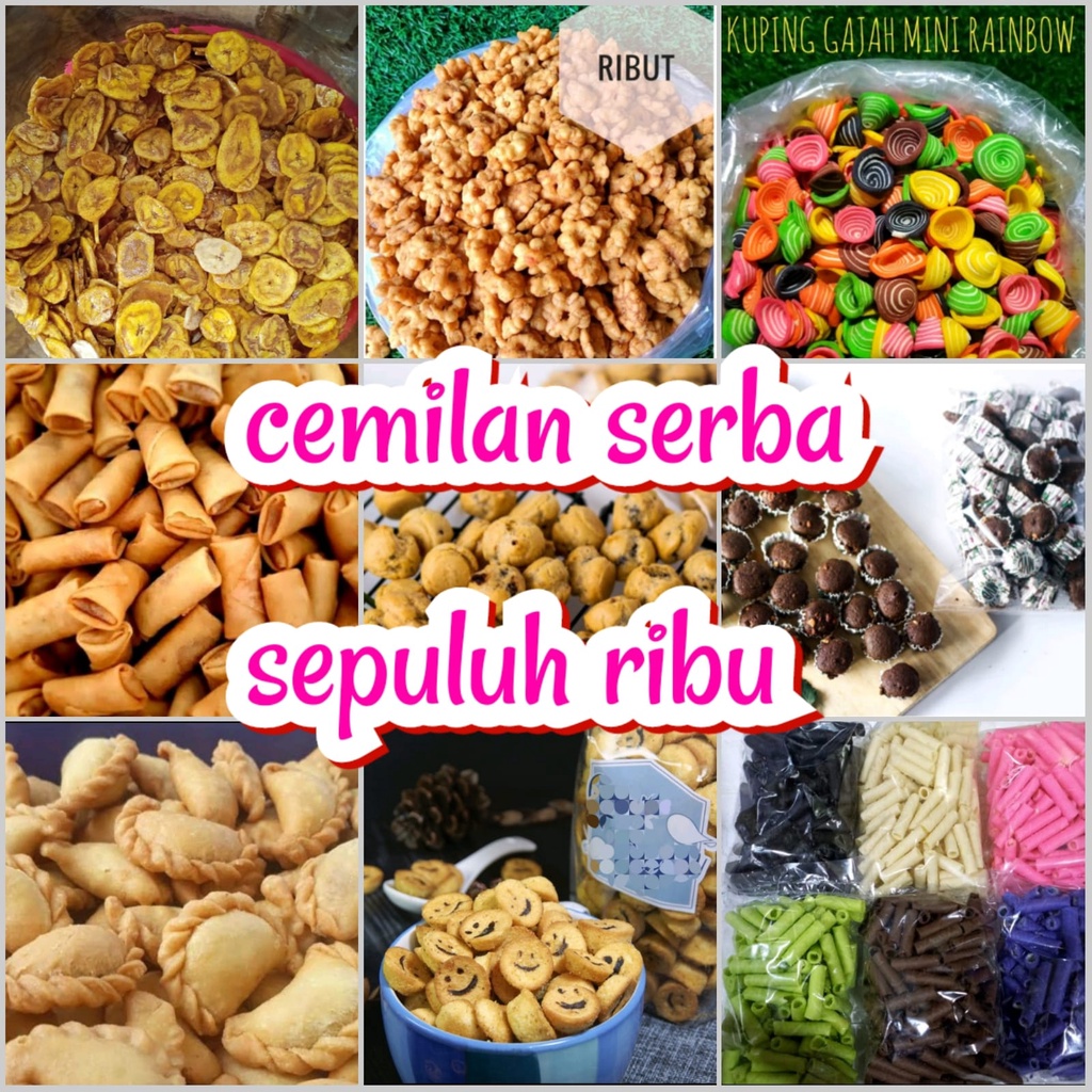 CEMILAN SERBA 10 RIBU/ SNACK KILOAN/JAJANAN MUMER