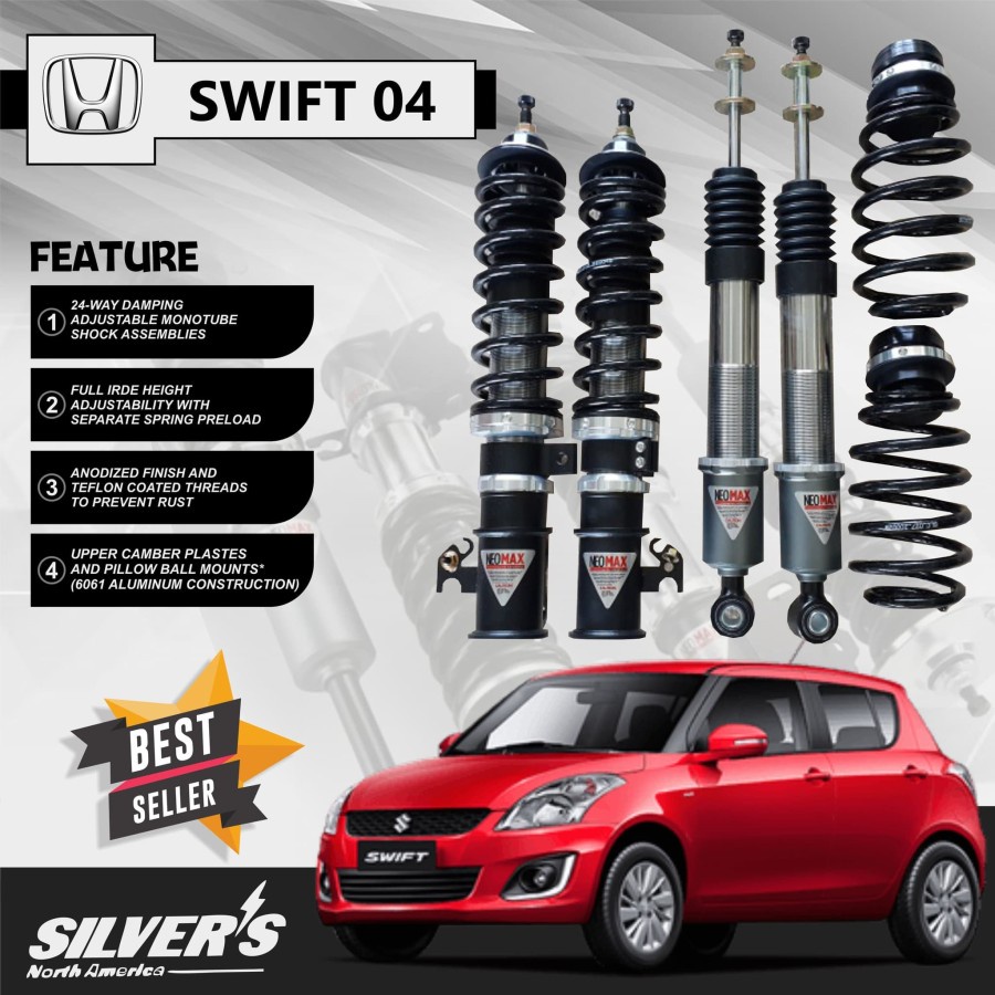 Silvers Coilover NEOMAX Suzuki Swift (OLD)