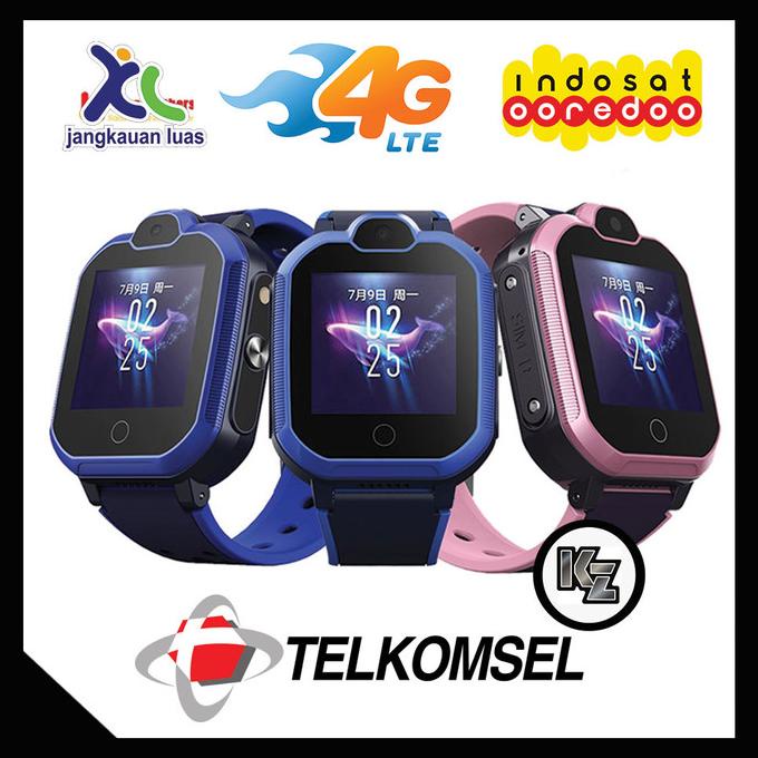 Jam Tangan GPS Untuk Anak 4G Video Call Waterproof IP67