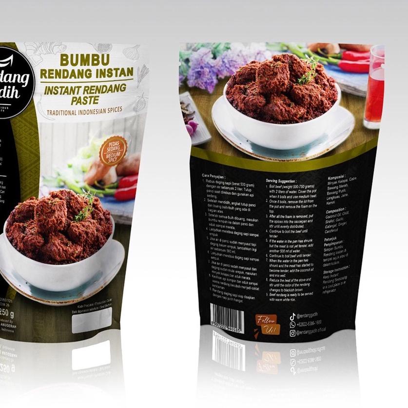 

♟ Bumbu Rendang Instan - Rendang Gadih ❂