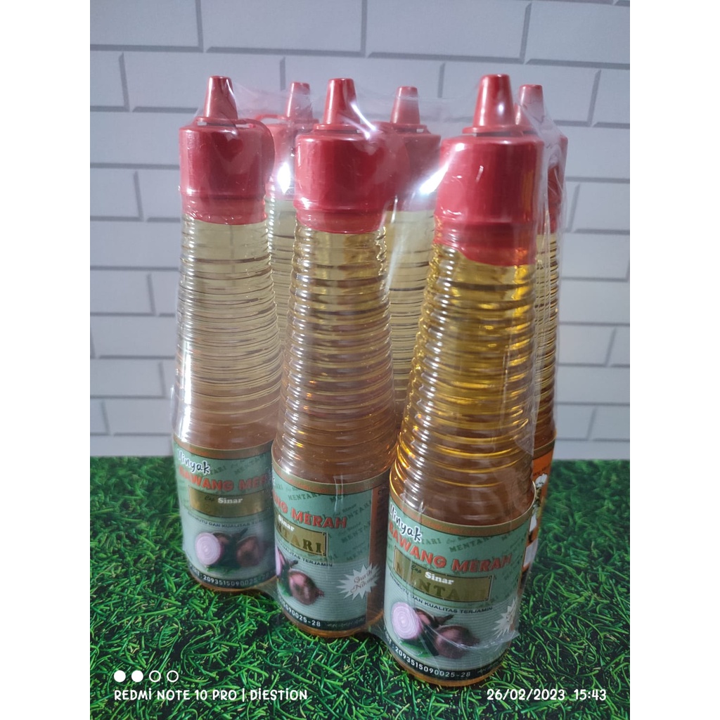 Paket Hemat Minyak Bawang Merah Cap Sinar Mentari Isi 6 Botol 150mL