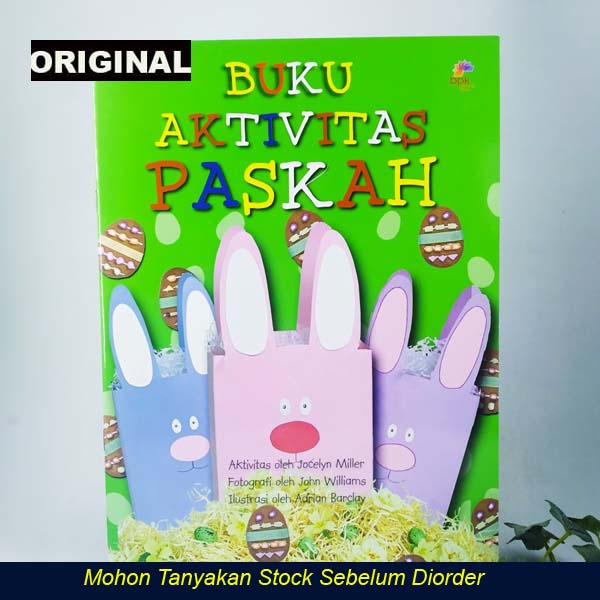 BUKU AKTIVITAS PASKAH - Jocelyn Miller - Buku Anak Kristen dan Katolik Sekolah Minggu Original