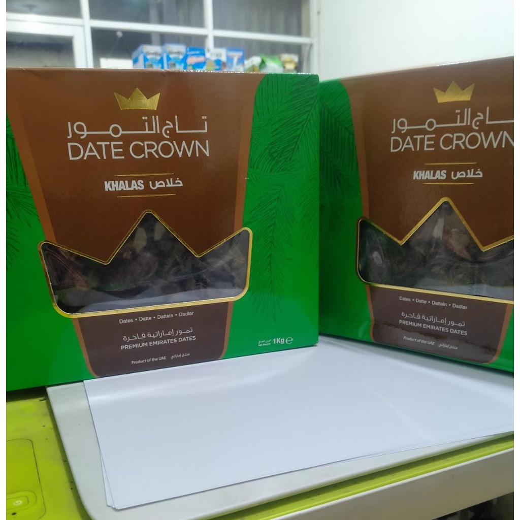 

Dates Crown Khalas 1kg TERBARU