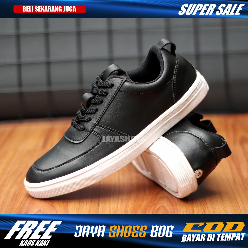 THOR Sepatu Kasual Sneakers Pria Trendy Kulit Sintetik Original Distro Simple Murah Anti slip Main Gaya Hangout Laki Laki