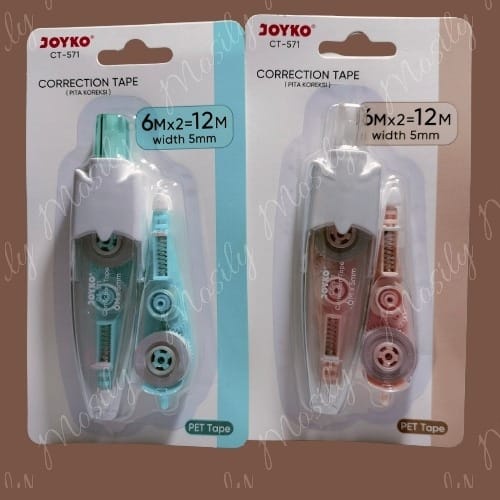 

TIPE X KERTAS JOYKO CT-571/CORRECTION TAPE CT-571 JOYKO