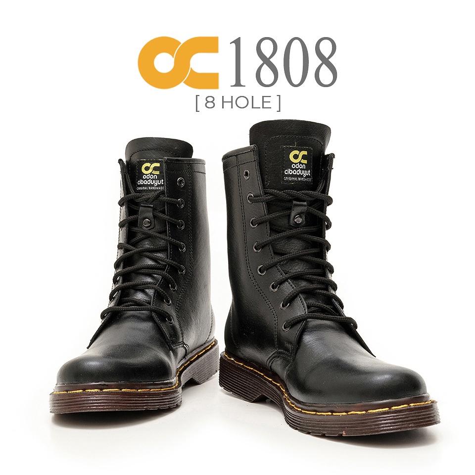 SEPATU BOOT 8 HOLE KULIT ORIGINAL 1808