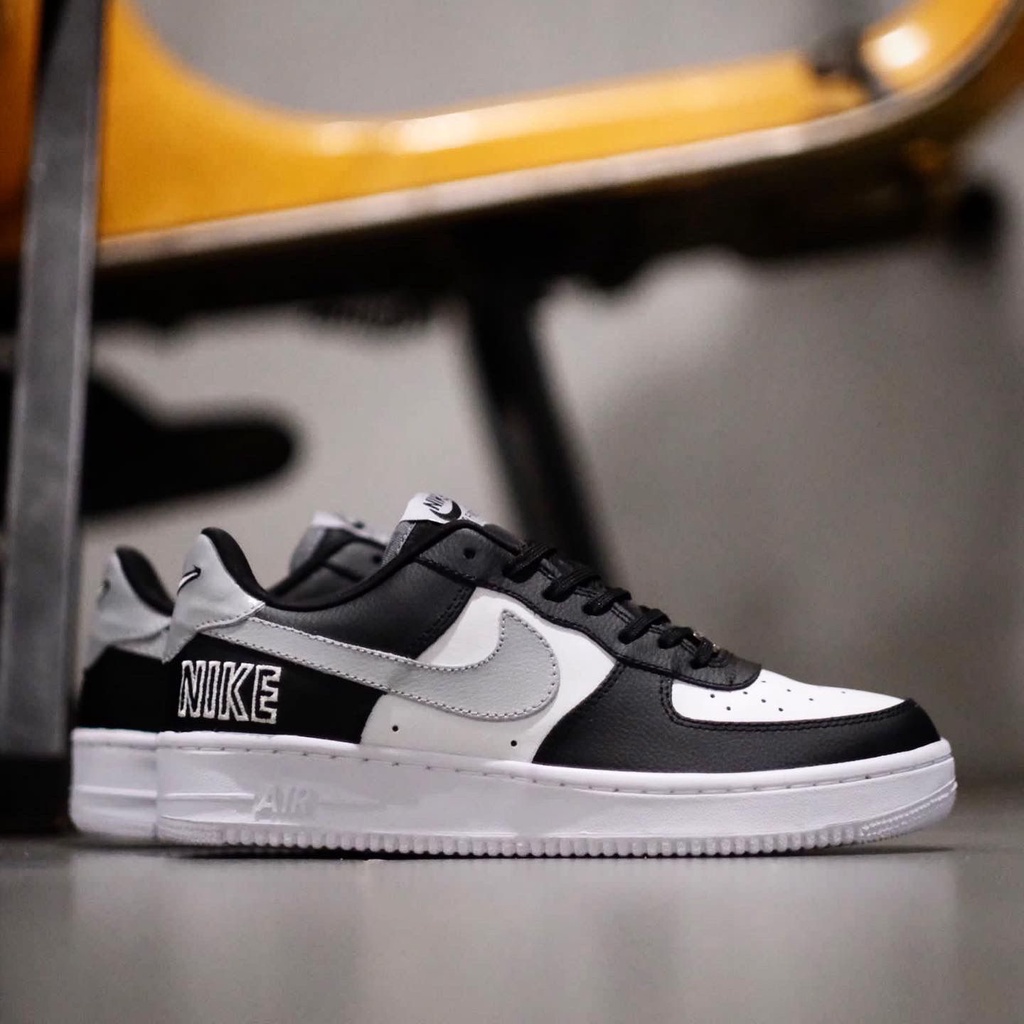 NIKE AIR FORCE 1 LV8 EMB BLACK SILVER