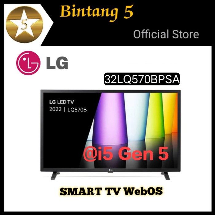 LG smart tv 32 inch 32LQ570BPSA TV 32 inch digital smart LG 32LQ570