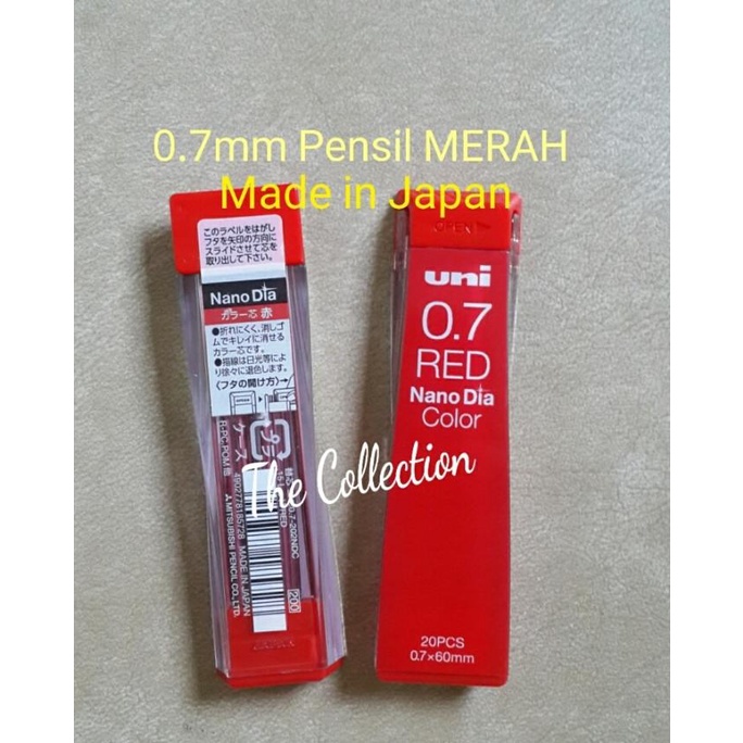 

ATK257UN HASIL tulisan MERAH isi pensil mekanik 0,7mm JAPAN mechanical