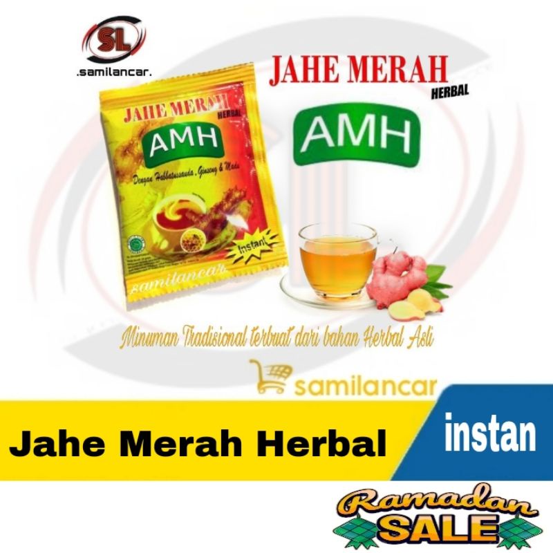 

Jahe Merah AMH minuman Herbal Instan