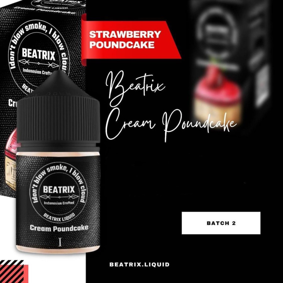 Beatrix Cream Poundcake I Strawberry 60ML by Omnilab